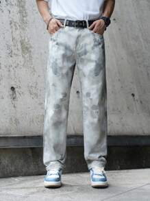 Manfinity EMRG 男士休闲洗水直筒牛仔裤