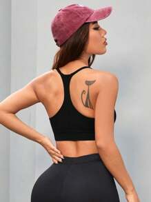 SHEIN Dewbera Sujetador Deportivo De Fitness Sin Costuras