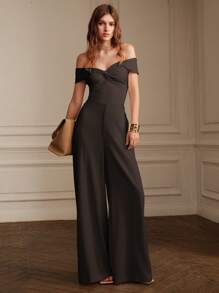 Anewsta Summer New Casual Straight-Leg Relaxed Fit Suit Pants - Coffee Brown - View 4