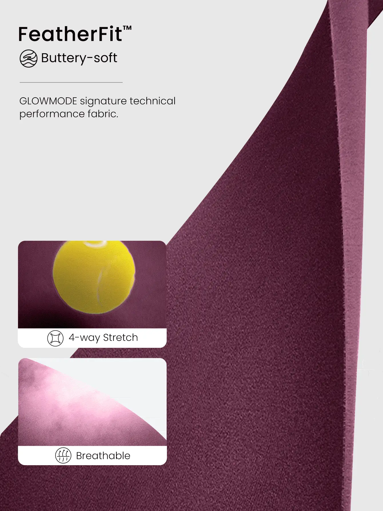 GLOWMODE FeatherFit™ 26 英寸圆领交叉后背连体裤 低冲击瑜伽工作室夏季