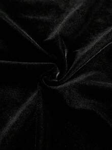 Women's Embroidered Lace Color Block Trumpet Sleeve Waist Tied Maxi Length Style Elegant Party Modest Long Sleeve Dress