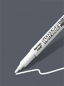 12pcs White Marker Pen Alcohol Paint Oily Waterproof Tire Painting Graffiti Pens Permanent Gel Pen For Fabric Wood Leather Marker