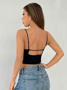 SHEIN PETITE 3 chiếc áo lót đệm ngực không dây ôm vừa vặn cho nữ áo hai dây - Nhiều màu - Xem 4
