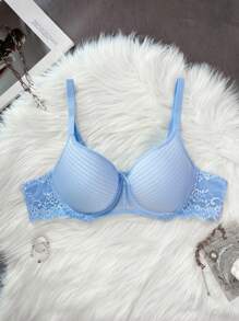 Áo ngực không dây nâng ngực ren gợi cảm cho nữ - Màu xanh lam - Xem 1