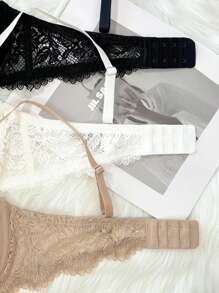 3pcs Women Push Up Underwire Bra Sets