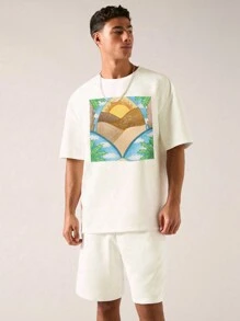 Manfinity VCAY SHEIN X Arab Artists Men T-Shirt Co-Ords