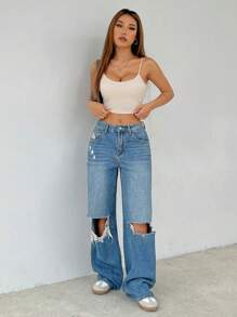 SHEIN PETITE 3 chiếc áo lót đệm ngực không dây ôm vừa vặn cho nữ áo hai dây - Nhiều màu - Xem 7