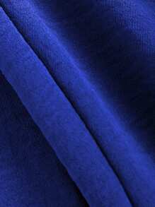 SHEIN Unity Bộ đồ liền thân không tay màu trơn thường ngày cho nữ, mùa hè - Xanh đậm - Xem 5