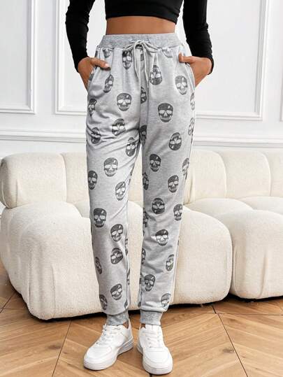 pajama pants z supply skull joggers