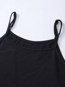 3pcs/Set Teen Girls Hooded Sweatshirt + Cami Vest + Elastic Waist Cargo Pants