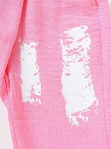 3pcs Baby Girls' Fashionable Print Leggings Set