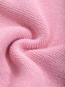 DAZY Sleeveless Knitted Sweater Vest For Young Girl - Pink - View 5