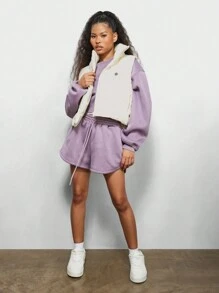 SUMWON WOMEN Zip Through High Neck Sleeveless Jacket