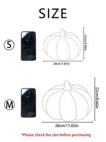 1 件可爱迷你南瓜装饰抱枕、沙发/床垫、创意靠垫、氛围装饰礼物 - 棕色 - 查看 4