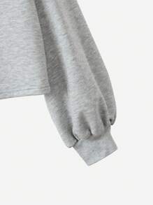 Mulvari Sudadera informal con estampado de mariposa para mujer
