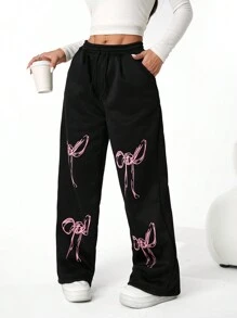 Teenager Girls 2024 Autumn Winter New Warm Cat Ear Hoodie Sweatshirt With Cute Cat Print - Multicolor - View 3