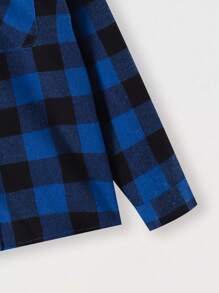 SHEIN Set de 2 sudaderas con capucha de estilo americano casual para niños preadolescentes