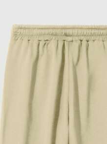 ROMWE MEN Street Life Pantalones deportivos con corte en piezas, capas y vuelo para hombres, estilo callejero retro - Multicolor - Ver 4