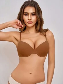 1 件女士钢圈文胸 - 駝色 - 查看 5