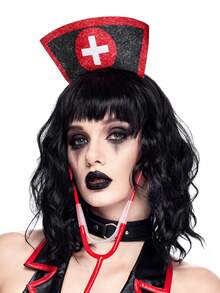 ROMWE Goth 1 件哥特式十字形发箍头带，适合女性，适合所有季节 - 彩色 - 查看 2