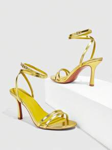 CUCCOO SZL Women's Luxury High Heel Sandals, Elegant And Fashionable Design - Yellow - View 9