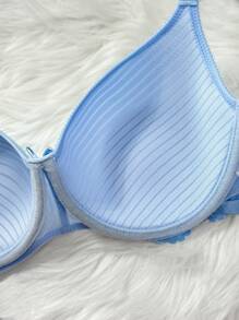 Áo ngực không dây nâng ngực ren gợi cảm cho nữ - Màu xanh lam - Xem 6