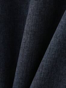 Calvornis Áo sơ mi nam cài nút dáng rộng, dành cho mùa thu, phong cách Old Money, áo dài tay - Xám - Xem 4