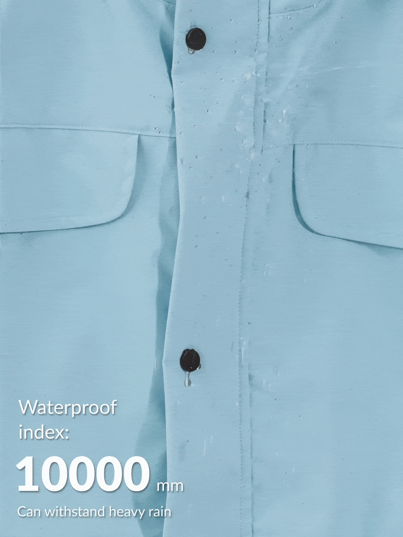 In My Nature In My Nature Outdoor Wear Waterproof Jacket For Women, Suitable For Camping, Hiking, Urban Commute - PFOA Free Blue