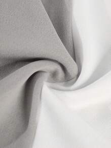 Manfinity Hypemode Men's Solid Color Patchwork Front Lace-Up Casual Sweatpants - Multicolor - View 4