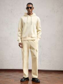 AKNOTIC Business Casual Pantalones rectos casuales de corte delgado de punto adecuados para uso diario para hombres