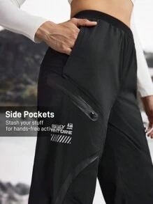 In My Nature Women's Outdoor Hiking Trekking City Commuting Casual Climbing Pants - Black - View 4