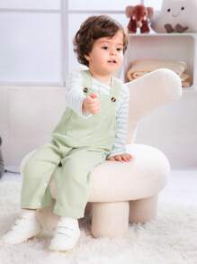 Comfortable Overalls For Baby Boys, Suitable For Daily Wear, Soft And Skin-Friendly Material