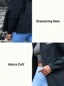 In My Nature Jachetă impermeabilă pentru femei pentru camping în aer liber, drumeții, navetă în oraș, îmbrăcăminte casual Topuri pentru femei de iarnă