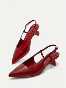 CUCCOO BIZCHIC Weiße PU Leder Damen Flache Schuhe mit Spitzer Kappe und Niedriger Absatz für den Lässig Alltag