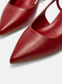 CUCCOO BIZCHIC Weiße PU Leder Damen Flache Schuhe mit Spitzer Kappe und Niedriger Absatz für den Lässig Alltag