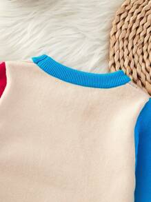 Baby Boy Cute Dinosaur Jacquard Pattern Sweater, Soft Warm Knitted Pullover For Casual Home Party, Round Neck Winter