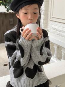 DAZY 2pcs/Set Tween Girl Round Neck Fall Outfit