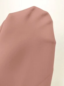 Calvaya Vestido informal de tirantes de espagueti con volantes y lazo en la parte delantera, unicolor, de verano, para mujer