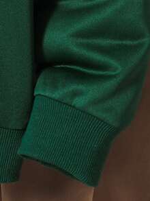 SHEIN 2 件套青少年男童休闲字母印花二合一长袖西装套装，绅士风格 - 彩色 - 查看 5