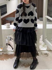 DAZY 2pcs/Set Tween Girl Round Neck Fall Outfit