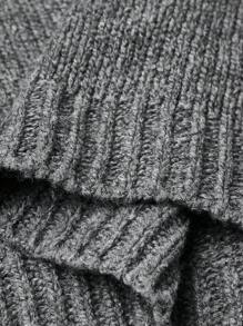 SHEIN Unity Plus Size Women's Solid Color Simple Daily Sweater, Off-The-Shoulder, Long Sleeve Knit Pullover Fall Winter Outfit