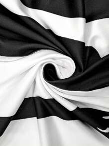 Chiquease 女士无袖 V 领骷髅印花连衣裙，细肩带露背沙滩裙 - 黑與白 - 查看 6