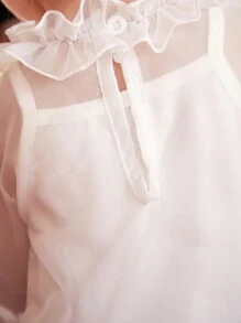 SHEIN 女婴优雅花卉贴花卫衣裤套装（2件套），秋冬季 - 彩色 - 查看 5