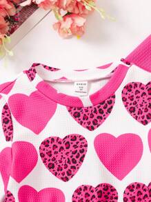 SHEIN Elladie kids 年轻女孩优雅天鹅绒花卉印花长袖连衣裙，秋冬