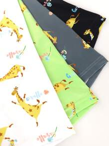 Men's Cartoon Print Boxer Briefs , 4 Pcs - Multicolor - View 3