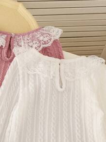 Genkimix Kids 2 件装年轻女孩杏色和棕色 T 恤和休闲棕色裤子套装，适合春季、秋季和冬季 - 彩色 - 查看 6