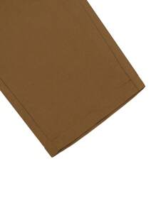 Manfinity Hypemode Pantalones cargo con cintura de cordón holgados para hombre - Marrón - Ver 5