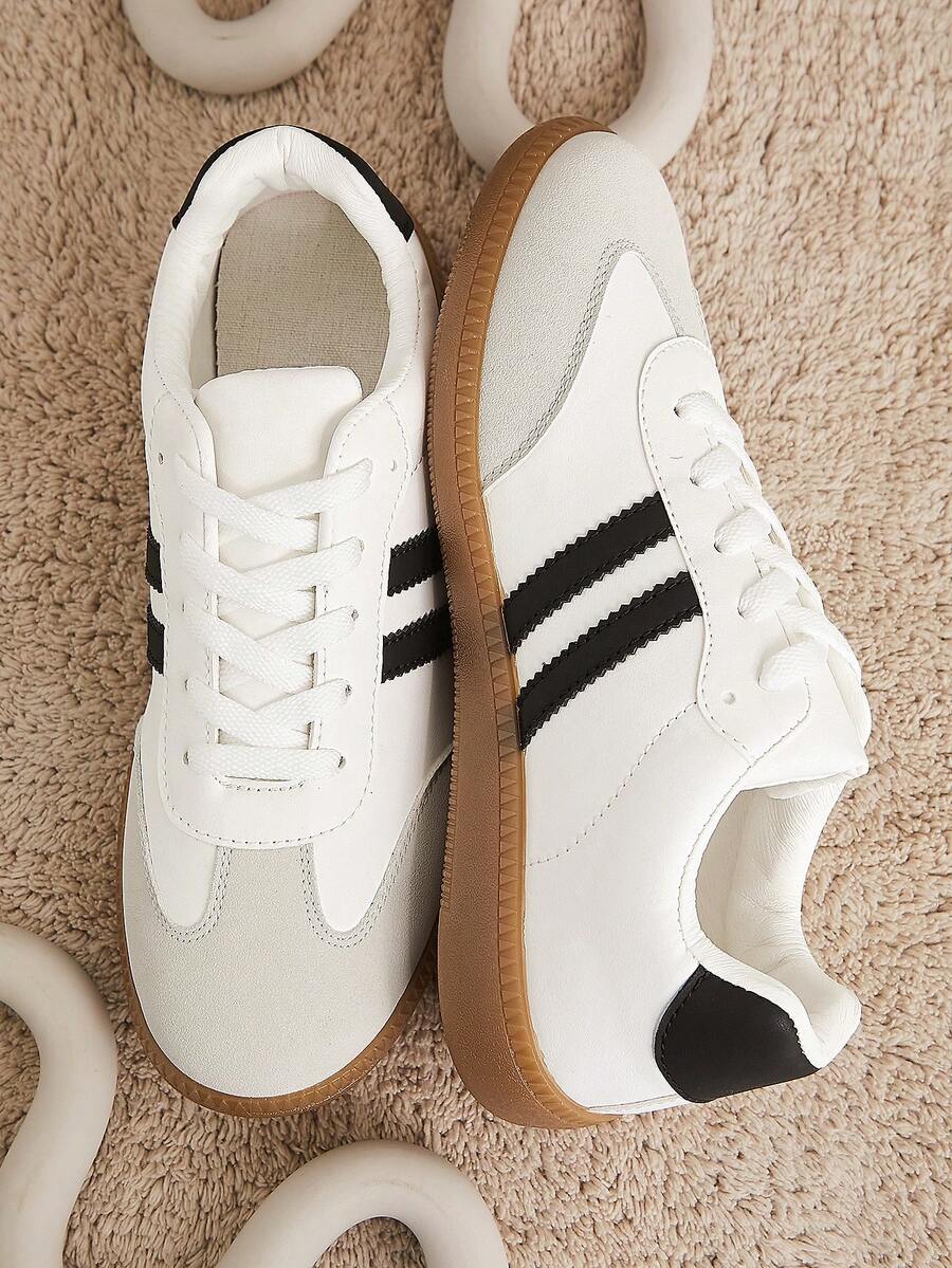 SHUZIA Bestseller Women's Blue Pink TwoStripes Timeless Icon Street