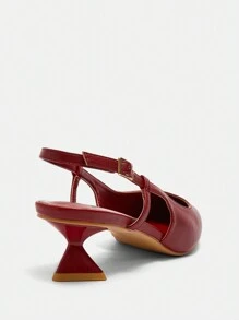 CUCCOO BIZCHIC Weiße PU Leder Damen Flache Schuhe mit Spitzer Kappe und Niedriger Absatz für den Lässig Alltag