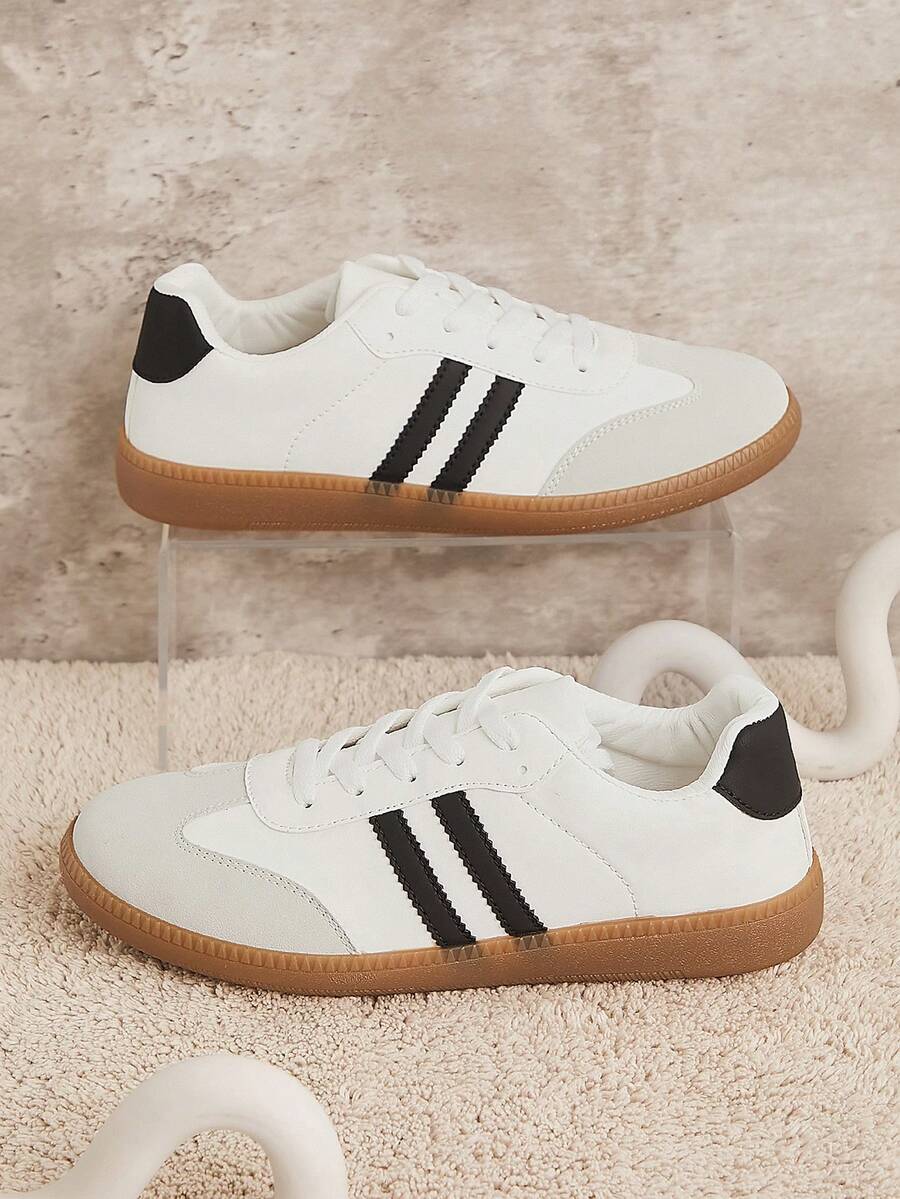 SHUZIA Bestseller Women's Blue Pink TwoStripes Timeless Icon Street